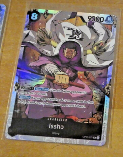 ONE PIECE ENGLISH CARD HOLO GAME CARTE Issho OP03-078 SR JCC EN TCG NEUF - Image 1