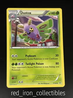 Dustox 7/108 Uncommon Roaring Skies XY Pokemon Card 2015 - Image 1