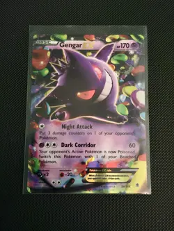 Pokemon Gengar EX TCG Card Phantom Forces Ultra Rare Holo, 34/119 - Image 2