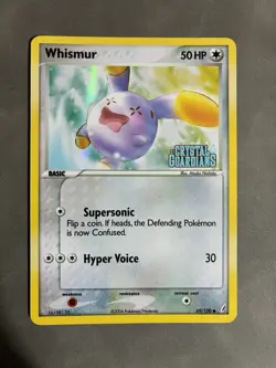 Pokemon Card - Whismur Crystal Guardians Stamped 69/100 Reverse Holo - Image 1