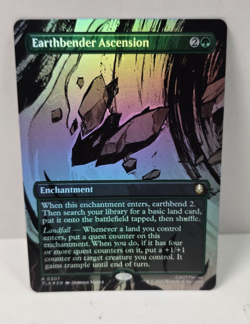 Earthbender Ascension 0307 - Foil - Borderless R MTG Avatar: The Last Airbender - Image 1