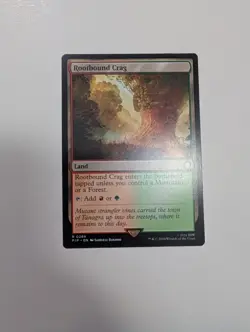 MTG - Rootbound Crag - Fallout (PIP) NM/M Condition - Image 1