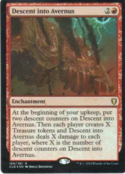 MTG: Commander Legends: Baldur's Gate: Foil Descent into Avernus: LP Condition - Image 1