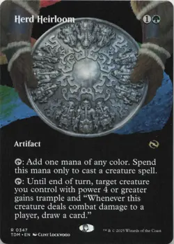 Herd Heirloom (Borderless) R Tarkir: Dragonstorm 347 LP MTG - Image 1