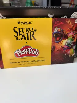 New - Play-Doh Secret Lair Rainbow Foil Mtg - Squishful Thinking 2025 Extra Life - Image 1