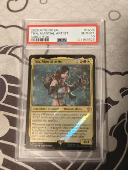 2025 MTG Final Fantasy Commander Tifa, Martial Artist Surge Foil PSA 10 GEM MINT - Image 1