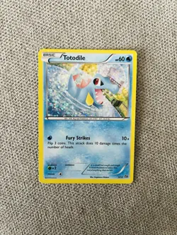 Totodile 4/12 Holo 2014 Promo McDonald's Pokemon - Image 1