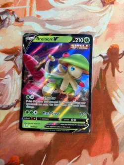 Pokemon TCG Breloom V Fusion Strike 006/264 Holo Ultra Rare - Image 1