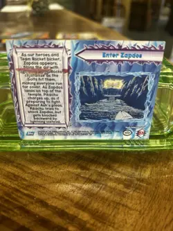 Enter Zapdos #33 Pokemon Topps The Movie 2000 NM - Image 2