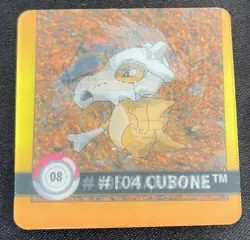Pokemon - Action Flipz Tazo - Cubone + Marowak - #08 - Artbox Premier - Image 1