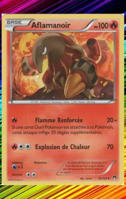 Aflamanoir - XY09:Rupture Turbo - 15/122 - Carte Pokemon Neuve Francaise - Image 1