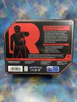 Pokemon TCG Team Rocket Mewtwo Destined Rivals Tin Brand New Factory Sealed - Image 2