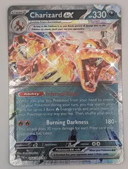 Charizard ex 054/091 - Pokemon TCG Paldean Fates -Double Rare Half Art - NM/M - Image 1