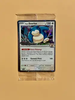 Pokemon Hop's Snorlax 117/159 Journey Together Stamp Sealed Promo Asia Exclusive - Image 1