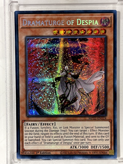 Yugioh Dramaturge of Despia MP22-EN124 Prismatic Secret Rare 1st Edition - Image 1