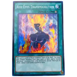 Red-Eyes Transmigration - DRL2-EN017 - Super Rare - 1st Edition x1 - EX - Image 1