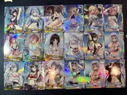 Goddess Story Waifu Bikini 18 x Character Doujin Cards Maiden Girl Party SSR UR - Image 1