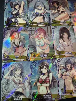 Goddess Story Waifu Bikini 18 x Character Doujin Cards Maiden Girl Party SSR UR - Image 2