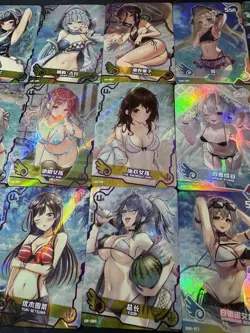 Goddess Story Waifu Bikini 18 x Character Doujin Cards Maiden Girl Party SSR UR - Image 3