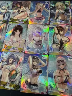 Goddess Story Waifu Bikini 18 x Character Doujin Cards Maiden Girl Party SSR UR - Image 4