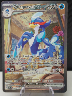 Pokemon TCG Quaquaval EX Holo Card Paldea Evolved Full Art 260/193 - Image 1