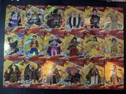 One Piece Set of 18 Collectible Character Anime SSR Cards CCG Luffy Nami - Image 1