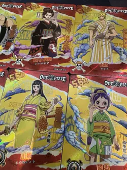 One Piece Set of 18 Collectible Character Anime SSR Cards CCG Luffy Nami - Image 5