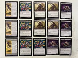 Magic the Gathering MTG Black Discard Lot 15 Cards - Image 1