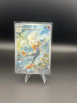 Pokemon Raboot SVP 147 Illustration Rare Promo - NM - Holo Art Card - Image 1
