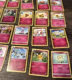40 LOT Pokemon Cards DISCONTINUED FAIRY PINK Lot 3 Holos Rare TCG ALL DIFFERENT - Image 5