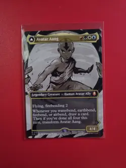 Avatar Aang (Borderless - 0308) MTG, Magic The Gathering - ATLA Avatar - Nonfoil - Image 1