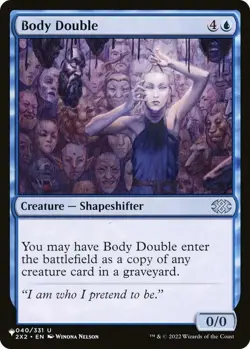 Body Double - The List Light Play, English Magic the Gathering MTG The List - Image 1