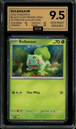 Pokemon Slab: Bulbasaur - 046 - SVP Black Star Promo - Graded OCE Gem Mint 9.5 - Image 1