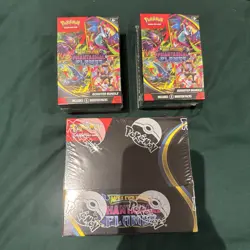 Pokemon Phantasmal Flames Booster Box and Two booster bundles Factory Sealed - Image 1