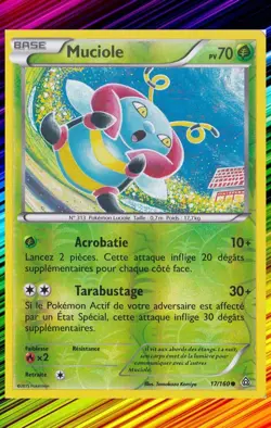 Muciole Reverse - XY5:Primo Choc - 17/160 - Carte Pokemon Neuve Francaise - Image 1