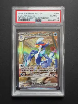 Pokemon TCG - S&V - Paldea Evolved - Quaquaval EX - 260/193 - SIR - PSA 10 - Image 1