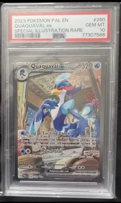 Pokemon Paldea Evolved - PSA 10 - Quaquaval ex 260/193 Special Illustration Rare - Image 1