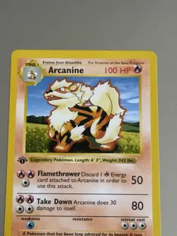 1999 POKEMON 1ST EDITION #23 ARCANINE - Image 2