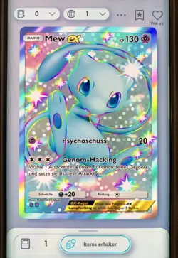 Pokemon TCG Pocket Shiny Mew Ex [Ger] - Image 1