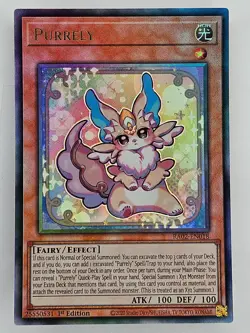 Yu Gi Oh - RA02-EN018 Purrely - Prismatic Ultimate Rare - Image 1