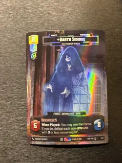 Darth Sidious & Obi-Wan Kenobi - Star Wars Unlimited Gift Box Promo Cards 2 & 3 - Image 3