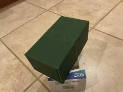 Ultimate Guard Deck Box Twin Flip N Tray XenoSkin 200+ Green Card Dice Container - Image 4