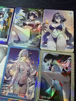 Waifu Bikini 9 x Goddess Doujin Cards Genshin Impact Under The Nightgown #2 - Image 3