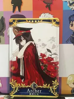 Oda Nobunaga Stage 5 Archer Star 4 FGO Fate Grand Order Arcade Mint Card - Image 1