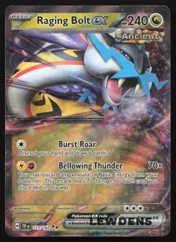 Raging Bolt ex - 123/162 - Double Rare - Temporal Forces - Pokemon Card - Image 1