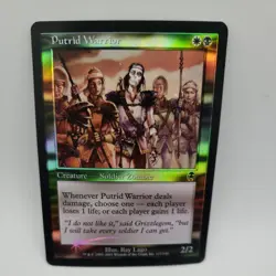 Putrid Warrior Foil x1 - Apocalypse - MTG - Near Mint - Image 1