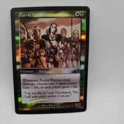Putrid Warrior Foil x1 - Apocalypse - MTG - Near Mint - Image 2