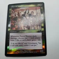 Putrid Warrior Foil x1 - Apocalypse - MTG - Near Mint - Image 3