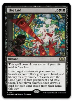 The End #87 (NM) Wilds of Eldraine WOE Magic MTG pack fresh - Image 1