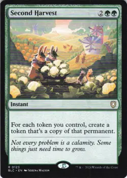 MTG Second Harvest (123) | NM | Commander: Bloomburrow {BLC} - Image 1